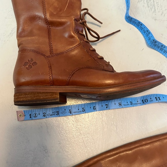 Patricia Nash Brown Leather Knee High Riding Boots - Picture 9 of 10